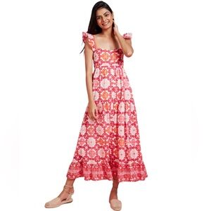 NEW Ro’s Garden Horia dress - Jimena Red. S. NWT